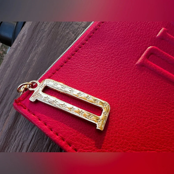 Authentic DIOR RED FLAT POUCH cosmetic bag Dior clutch - Picture 3 of 12